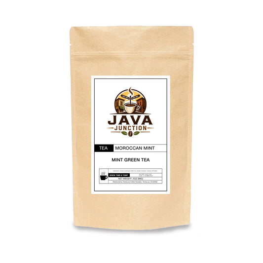 Moroccan Mint Green Tea – Fresh Spearmint and Gunpowder Green Blend